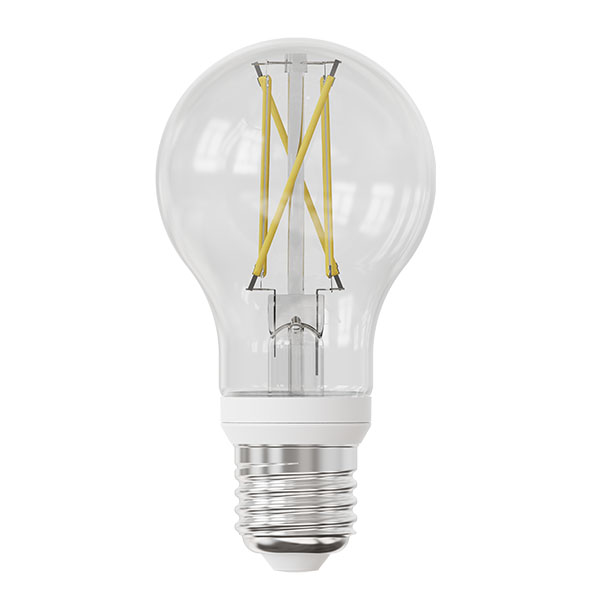 LED 7W Dimmable 5CCT Glass Filament GLS - ES